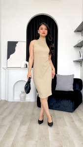 Dress Turtleneck Kebi/ Dress Wanita/ Murah