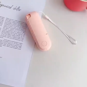 F06 USB rechargeable mini fan outdoor portable folding handheld small fan Pocket Electric Fan with Makeup Mirror
