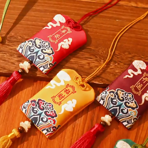 HF Colorful Small Sachet Sachet Peace Blessing Bag Amulet Purse Bag Good Blessing Meaning Gift for Friends