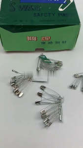 Klik-Beli PAKET SPECIAL 20 RENTENG Peniti Pin Swan Pins Hijab Safety Pin Fashion Isi 12 Pcs Stainless Steel