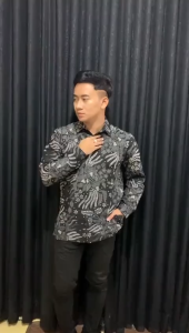 TERMURAH KEMEJA LENGAN PANJANG BATIK PEKALONGAN -  batik nawa kartika