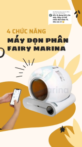 Thảm hứng cát rơi vãi lót cửa máy dọn phân mèo tự động 2 lớp kích thước lớn không thấm nước phiên bản mới - Fairy Marina