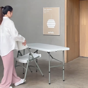 Foldable table portable and simple household dining table outdoor night market stall student desk small dining table