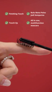 OMG OH MY GLAM LASHTENTION Waterproof Mascara 6.5 g - Maskara Eye Makeup Waterproof 4X Lebih Tebal | BPOM