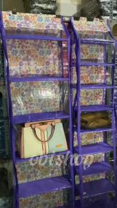 RAK SET GANTUNG 2IN1 RESLETING (RAK TAS SEPATU) MOTIF - OBISHOP07