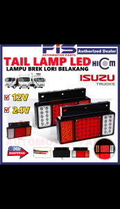 FIS Truck Tail Lamp Isuzu Hicom Perkasa Hino Dutro Canter Fuso LED Signal Rear Brake Light Lampu Brek Lori Belakang