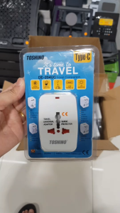 TOSHINO ⚡️FLASH SALE⚡️ (ราคาพิเศษ) ปลั๊กแปลงต่างประเทศ ปลั๊กไฟทั่วโลก DE-204UC DE204UC