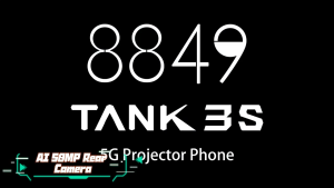 Unihertz Tank 3S 8849 5Gโทรศัพท์โปรเจคเตอร์12GB RAM 256GB ROMสมาร์ทโฟนAndroid 14 15600MAh 64MP Night Vision 66W NFC