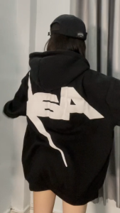 Áo Khoác Hoodie A RACING dây kéo zip 2 chiều form rộng khoác ngoài chống nắng nam nữ