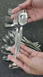 Eco-Friendly Dining Accessories: 12pcs Stainless Steel Spoon & Fork Set