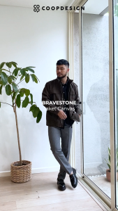 Coop Design - Bravestone Jaket Canvas Pria: Stylish & Nyaman