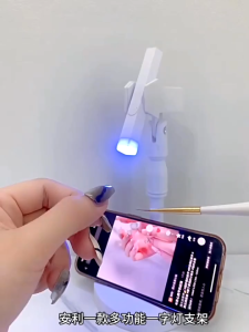 Nail Light Holder/nail Shop Special Fixing Tool/adjustable Direction/portable Removable  360度旋转美甲一字灯支架美甲店专用固定工具