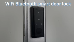 Keyless Entry Smart Door Lock Electronic Keypad Samrt Lock Deadbolt Fingerprint Door Lock Smart Locks for Front Door Auto Lock APP One-time Passcode with Bluetooth Control Zinc Alloy IP54 Waterproof