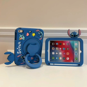 Xiaomi Redmi Pad 6 10.6 Inch" Silikon Kesing Anak Stitch Handle Standing Rotari Case