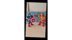 SMY Nano Blocks Superhero Marvel Avengers Mainan Anak Education Toys Balok Susun Puzzle 3D Action Figure