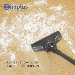 INSSA Máy Hút Bụi  Nhỏ Lực Hút Mạnh Mẽ 16590PA Phù Hợp Cho  Gia Đình Máy Hút Bụi Làm Sạch XCQH008GY