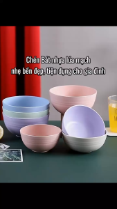 Bát Chén Tô đựng thức ăn ST GROUP chất liệu lúa mạch đa năng tiện dụng nhiều size nhiều màu thân thiện với môi trường