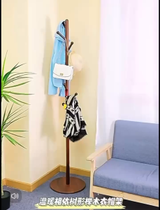 ที่แขวนกระเป๋า แขวนเสื้อได้ แขวนผ้าได้ ราวแขวน สำหรับหมวก หรือเสื้อผ้า สะดวก มินิมอล