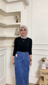 Adeva Rok Cargo Jeans Wanita: Rok Cargo untuk Acara & Rok Cargo Nyaman