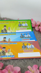 (50PCS) Undangan Pernikahan Teropan / Gunungan