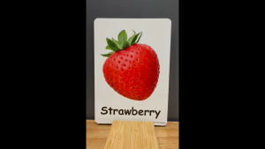 SUPER Attractive Big FRUITS Flash cards into the world of Fruits. Great for gifts too!