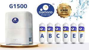 DIAMOND G1500 Water Purifier Filter Bundle - 100% Genuine Replacement Cartridge Set for Enhanced Filtration