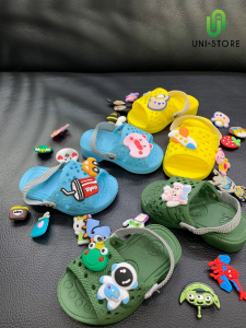 Dép tổ ong EM BÉ [04 - 14 THÁNG TUỔI] kèm STICKER nhựa EVA cao cấp có quai hậu - an toàn - siêu bền - nhẹ - chống trơn trượt - nhiều màu sắc