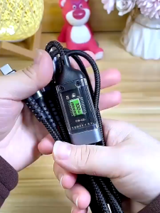 Charger 100W 3 IN 1 Fast Charging 6A Cable Type-C & Micro USB untuk iPhone & Samsung & Xiaomi