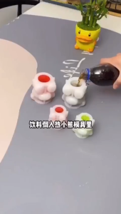 MO254 Cetakan Es Silicone / Cetakan Es Lucu / Cetakan Es Beruang Bear