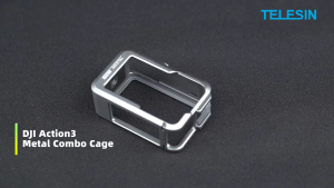 TELESIN OA-FMS-004 Motion Camera Metal Rabbit Cage Protection Frame For DJI Osmo Action 3 / 4