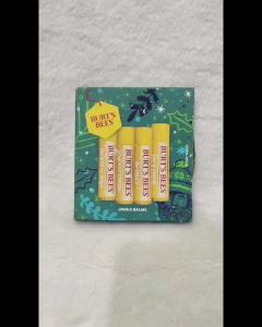 Burts Bees Jingle Balms Lip Balm Holiday Gift Set Natural Moisturizing Lip Balm 4 Tubes