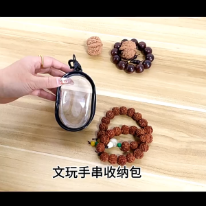 karwen863 โปร่งใสโปร่งใส ถุงเก็บของ popMart กล่องสุ่มของ อุปกรณ์เสริมตุ๊กตา กล่องเก็บของlabubuทนทานต่อการใช้งาน มินิมินิ กล่องแสดงตุ๊กตา