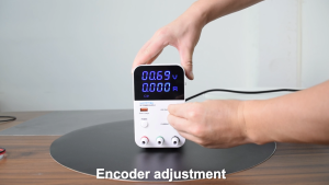 Wanptek Adjustable DC Power Supply: High Precision & USB Quick-Charger