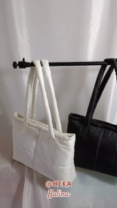 Tote Bag Balina & Aram: Tas Laptop 14 Inci & Shoulder Bag Puffy