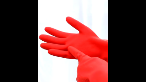 45cm 1 Pair Rubber Cleaning Gloves Extra Long Cuffs Safety Gloves Bathroom Cleaning Kitchen Accessories