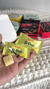 Beryls B.Pop Bittersweet Chocolate 50g - Fresh Mint / Cola / Lemon - Popping Candy Coklat Halal