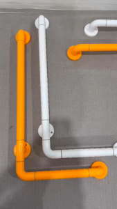 ราวจับพยุงตัวกันลื่นรูปตัว L สำหรับผู้สูงอายุหรือผู้พิการ ช่วยป้องกันอุบัติเหตุ สินค้าคุณภาพได้มาตรฐาน