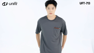 UNIFIT Oversized Cotton Round Neck Tee for Men and Women - Loose-Fitting Casual Wear UFT-713
