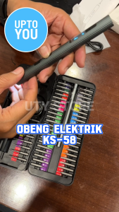 Precision Electric Screwdriver - Set Obeng Elektrik KS-58