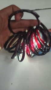 Gelang Akar Bahar Merah Bodi Bulat Minimalis
