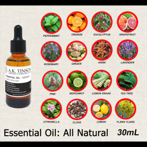 AK Essential Oil (30mL) with Dropper 100% Pure & Therapeutic Grade