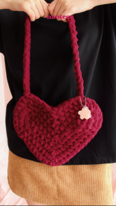 Tas / Crochet - HEART BAG - NAOTEE