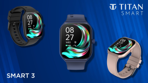 Titan Smart Watch with 1.96 Inch AMOLED Display | 410 x 502 Pixel Resolution | AI Voice Assistant | 90188AP01