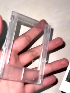 3inch Magnetic Mini Photo Frame Clear Photocard Holder Fridge DIY Home Decoration Display Stand