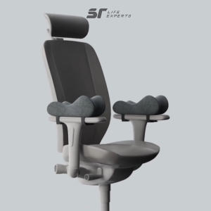 Gối Kê Tay Công Thái Học Cao Su Non Đệm Tay Vịn Nâng Đỡ Cánh Tay Giảm Áp Lực Khuỷu Tay - Sairui