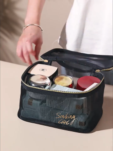 Women Makeup Bag Travel Cosmetic Pouch Organizer Toiletries Bag Beauty Tools Storage Bag
