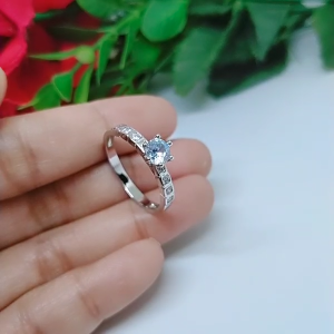 Cincin Silver Perhiasan Aksesoris Lapis Emas Terlaris Tidak Mudah Luntur Tahan Lama dan Awet