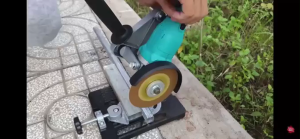 Bộ khung gắn máy mài máy cắt cầm tay sẽ biến máy cắt cầm tay thành máy BỘ CHÂN ĐẾ KẸP CHUYỂN MÁY MÀI THÀNH MÁY CẮT BÀN cắt bàn để cắt sắt và cắt 801C