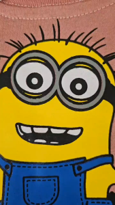 Follux - Baju Kaos Anak Motif Minion Usia 1-10 thn Bahan Katun Combed 30s