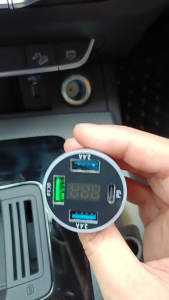 EOSM 66W ที่ชาร์จในรถ ที่ชาร์จมือถือในรถ ที่ชาร์จแบตในรถ ชาร์เร็ว3.1A USB+PD 4in1 car charger